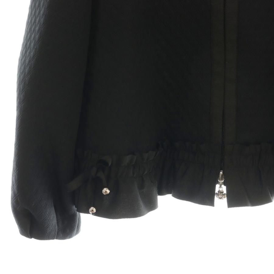 エムズグレイシー M'S GRACY 23年 香水瓶ブローチ付き ジップアップ