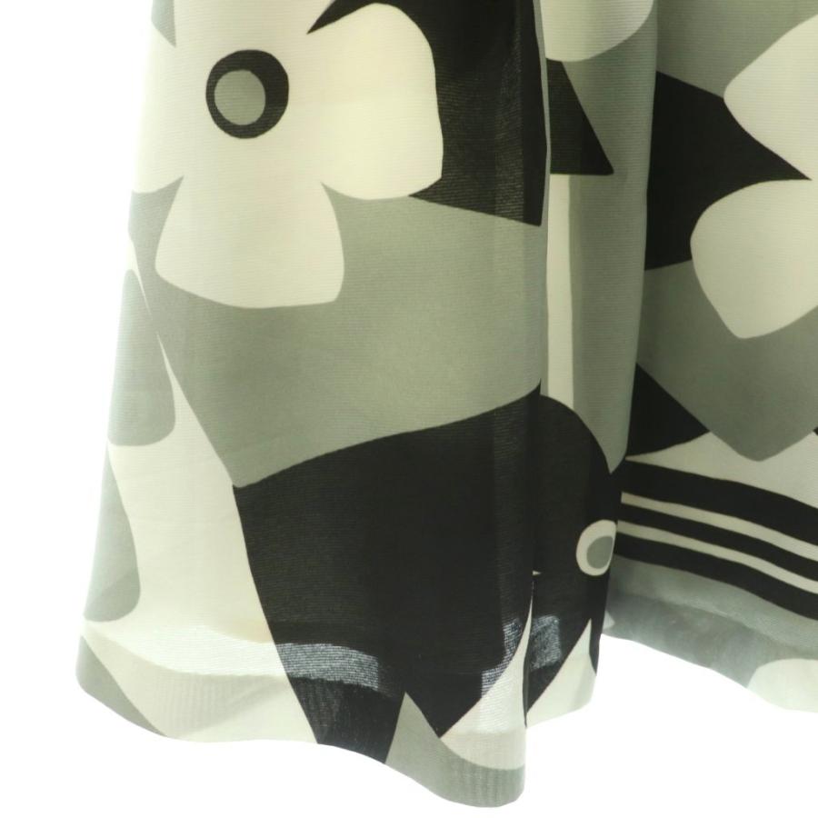 タグ付きフラワティアードシフォンスカート38花柄M'SGRACYエムズグレイシー M'SGRACY 花柄スカート タグ付きフラワティアードシフォンスカート38花