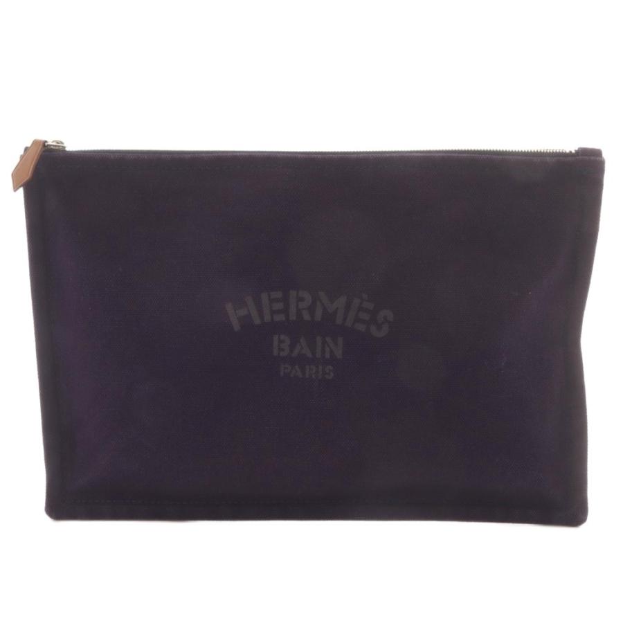 HERMES（エルメス） フラットポーチ ヨッティングGM キャンバス
