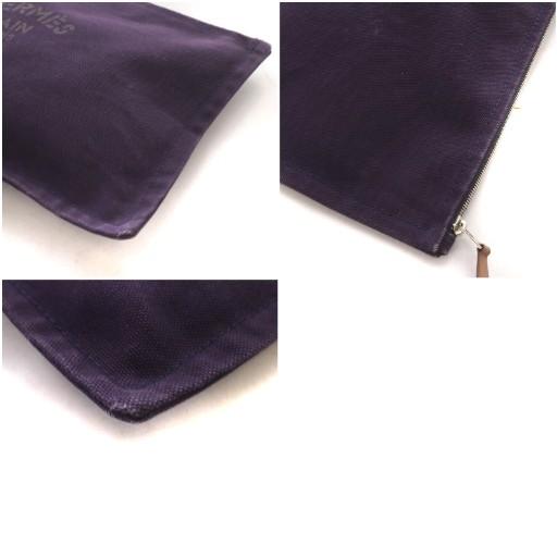 HERMES（エルメス） フラットポーチ ヨッティングGM キャンバス