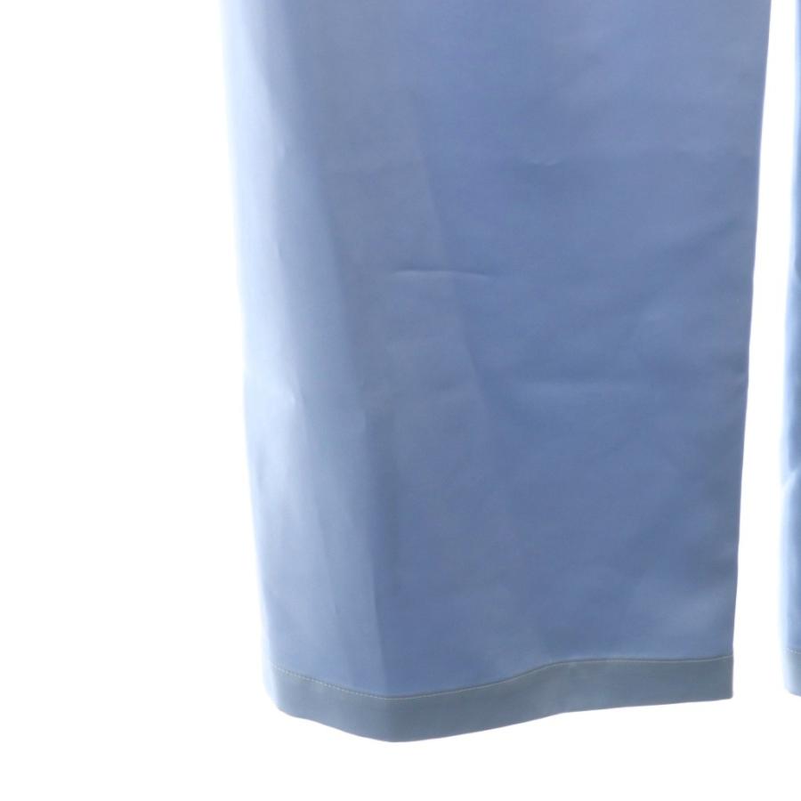 キシダミキ KISHIDAMIKI eco leather trousers ワイドパンツ  