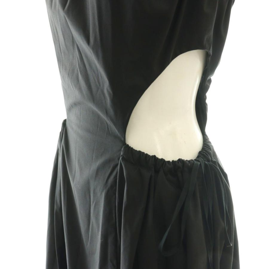 未使用品 キシダミキ KISHIDAMIKI cut out gather dress