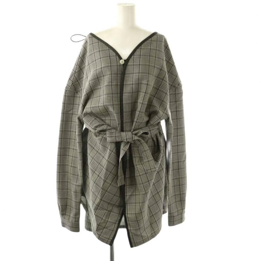 【KISHIDAMIKI】No collar over jacket キシダミキ KISHIDAMIKI no collar over jacket ノーカラージャケット