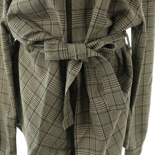キシダミキ KISHIDAMIKI no collar over jacket ノーカラージャケット
