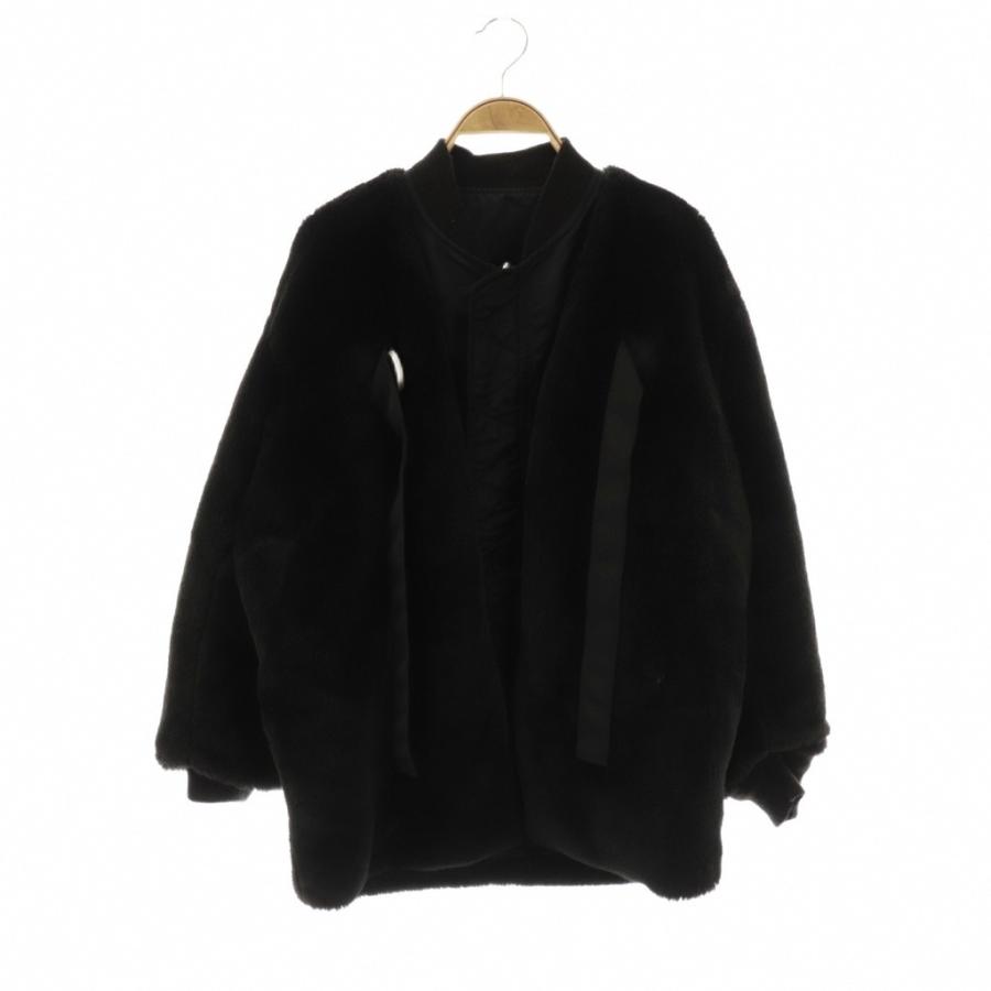 08sircus エコファー MA-1 リバーシブル ブルゾン 4 ユニセックス 08sircus ゼロエイトサーカス リバーシブル MA-1 Eco fur reversible