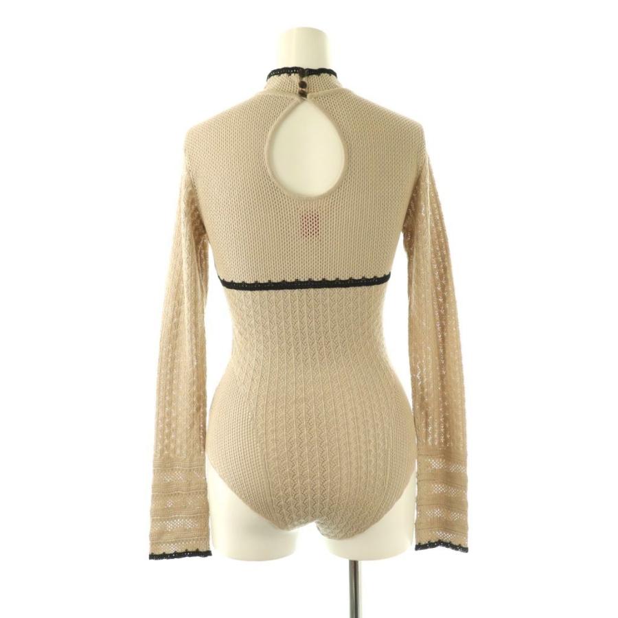 フェティコ FETICO FTC254―0705 Lace-knit bodysuit ニットボディ