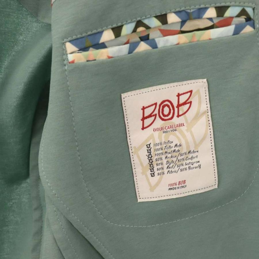 ボブ BOB コットンナイロンセットアップ スーツ ジャケット パンツ 46