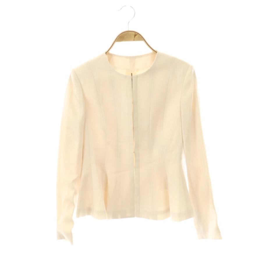 未使用品 アナイ ANAYI トリアセテートサテンフレアジャケット ノー  