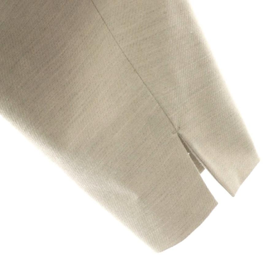 新品未使用 UNTITLED ノーカラー ジャケット サイズ2 ベージュ UNTITLED（アンタイトル） ジャケット ノーカラージャケット