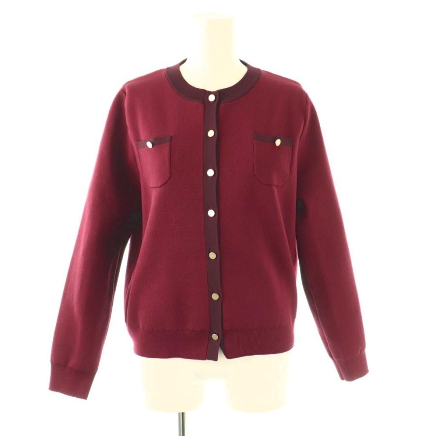 トッカ TOCCA 24AW 洗える GOOD MAGIC ニットジャケット風カーディガン  