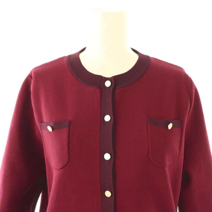 トッカ TOCCA 24AW 洗える GOOD MAGIC ニットジャケット風カーディガン  