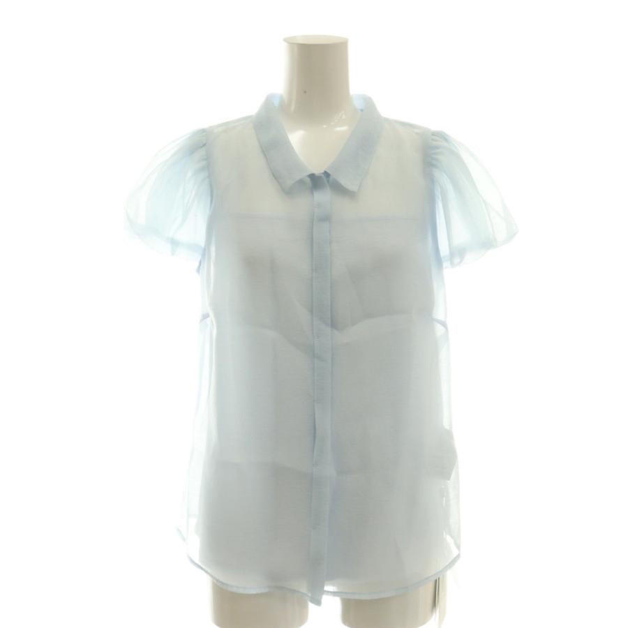 未使用品 セルフォード CELFORD 25SS 襟付きキャップスリーブブラウス