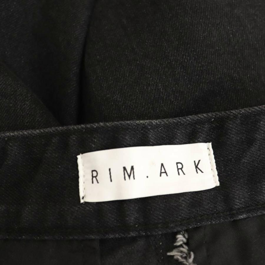 リムアーク rim.ark 24AW デニムパンツ ストレート F ブラック /HK 