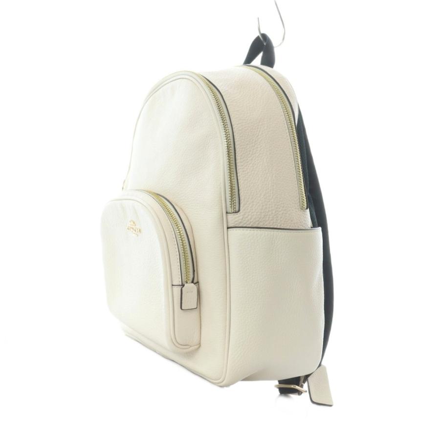 COACH（コーチ） コート バックパック リュック デイパック レザー 白