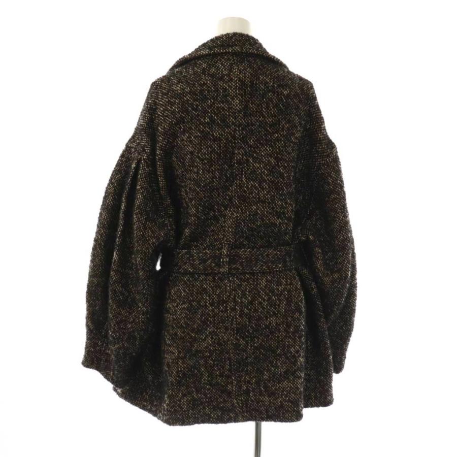 クラネ CLANE MIX LOOP TWEED BOX COAT コート アウター ベルト付き 2