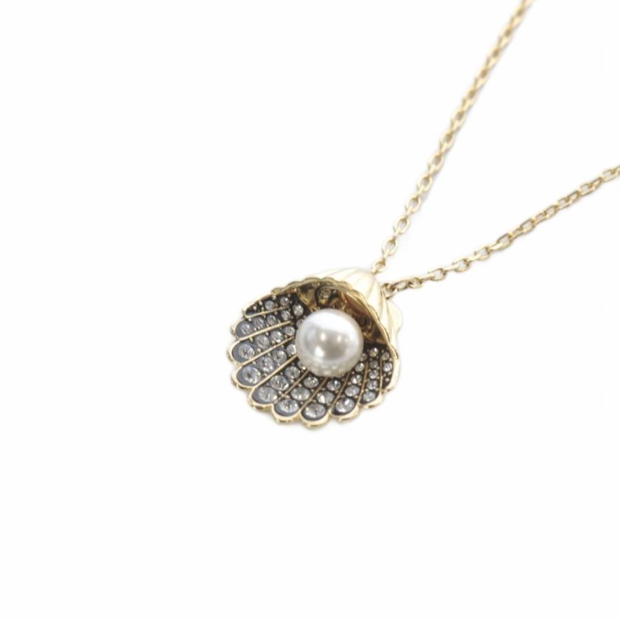 スワロフスキー SWAROVSKI Crystal Idyllia Shell Pearl Short Pendant 