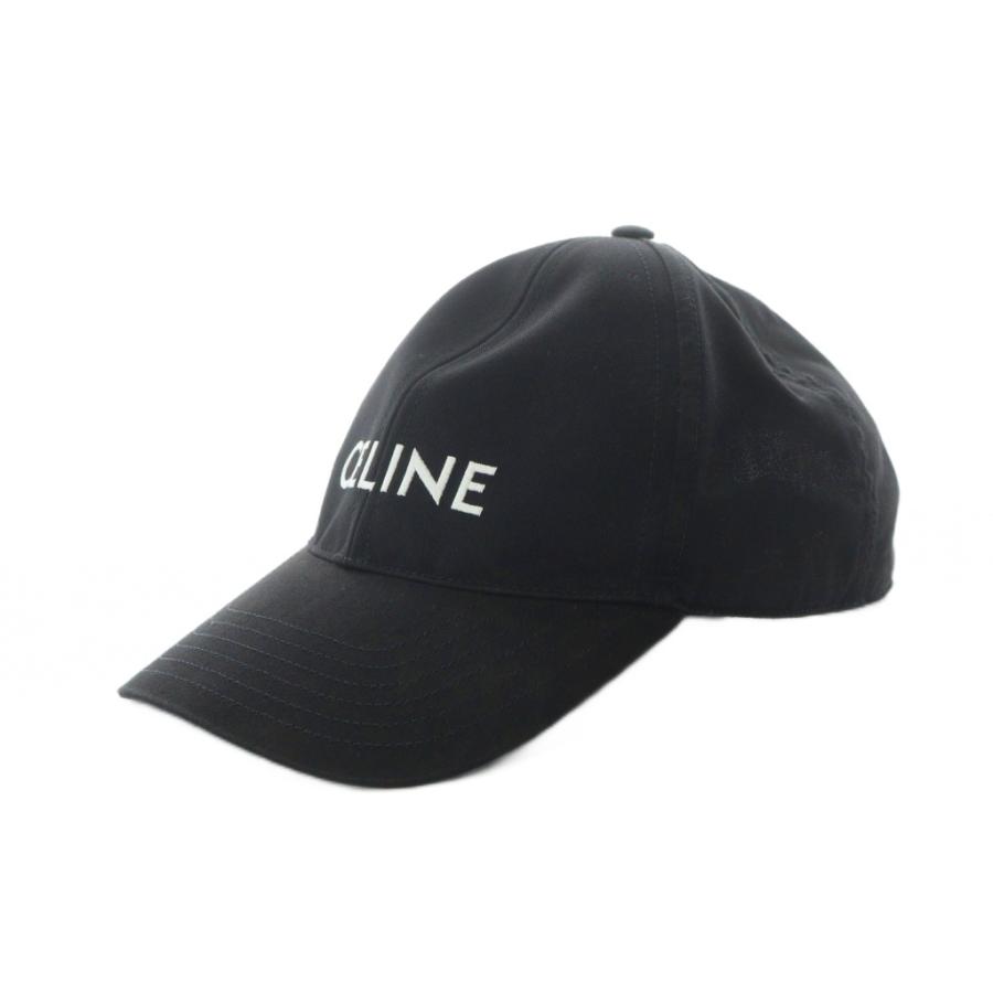 CELINE（セリーヌ） ベースボール キャップ 黒 ブラック 2AUA1242N