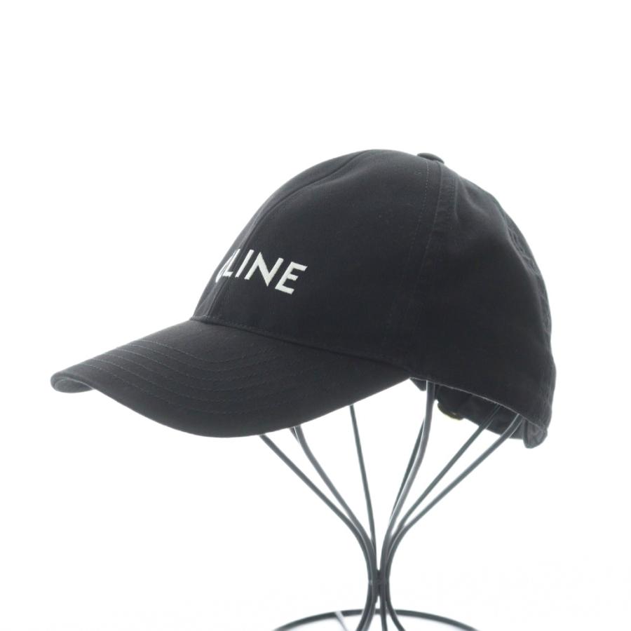 CELINE ブラック ベースボールキャップ Mサイズ セリーヌベースボール