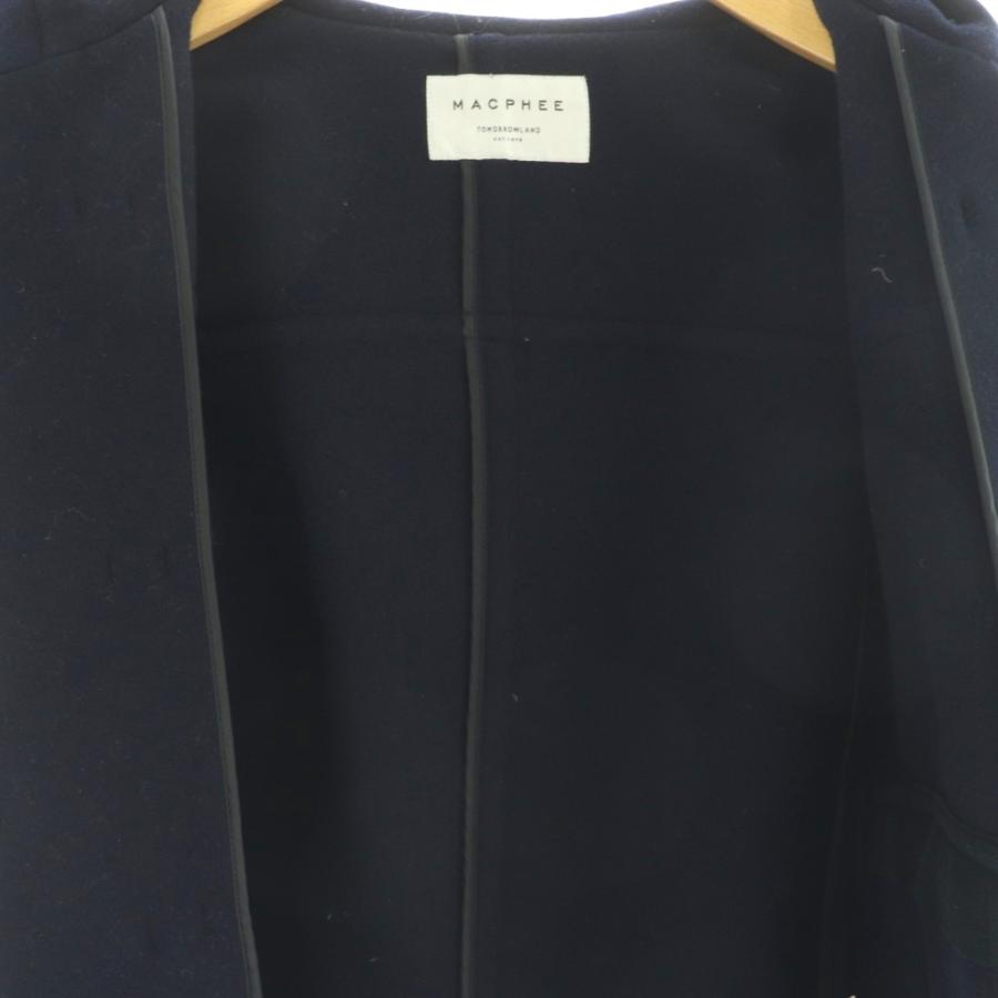 マカフィー MACPHEE トゥモローランド ショートダッフルコート ウール