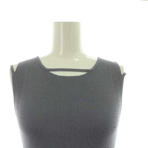 ココディール COCO DEAL 23SS 2WAYノースリホールニットワンピース