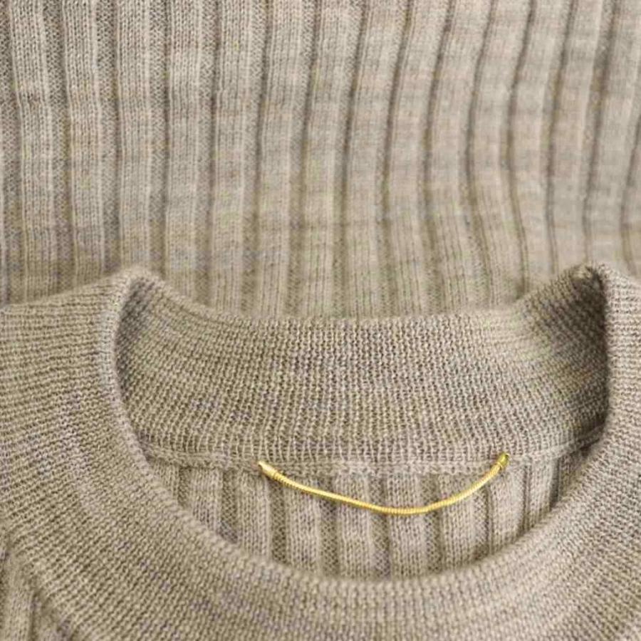 アパルトモン ドゥーズィエムクラス WIDE RIB CREW NECK KNIT ニット