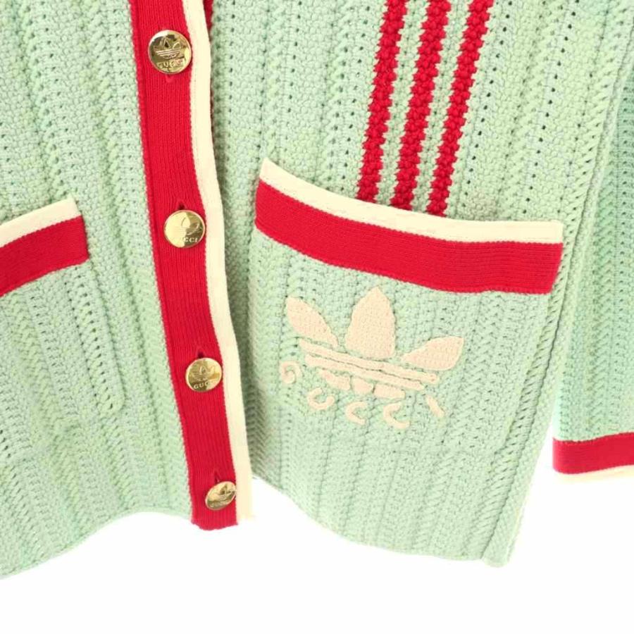 GUCCI（グッチ） × アディダスオリジナル ラインロゴローゲージニット  