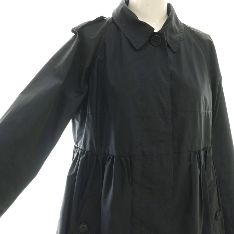 ASPESI スプリングコート ネイビー サイズS アスペジ ASPESI ナイロン ステンカラーコート スプリングコート S