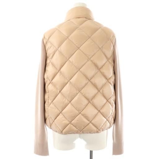 モンクレール MONCLER CARDIGAN TRICOT ダウンジャケット XS スモークピンク /ES ■OS レディース_1