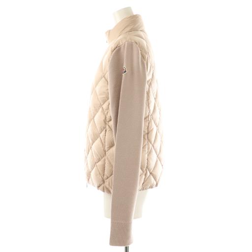 モンクレール MONCLER CARDIGAN TRICOT ダウンジャケット XS スモークピンク /ES ■OS レディース_2