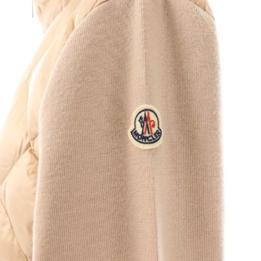 モンクレール MONCLER CARDIGAN TRICOT ダウンジャケット XS スモークピンク /ES ■OS レディース_4