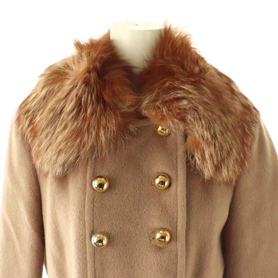 エミリオプッチ EMILIO PUCCI アンゴラ フォックスファー付きロング