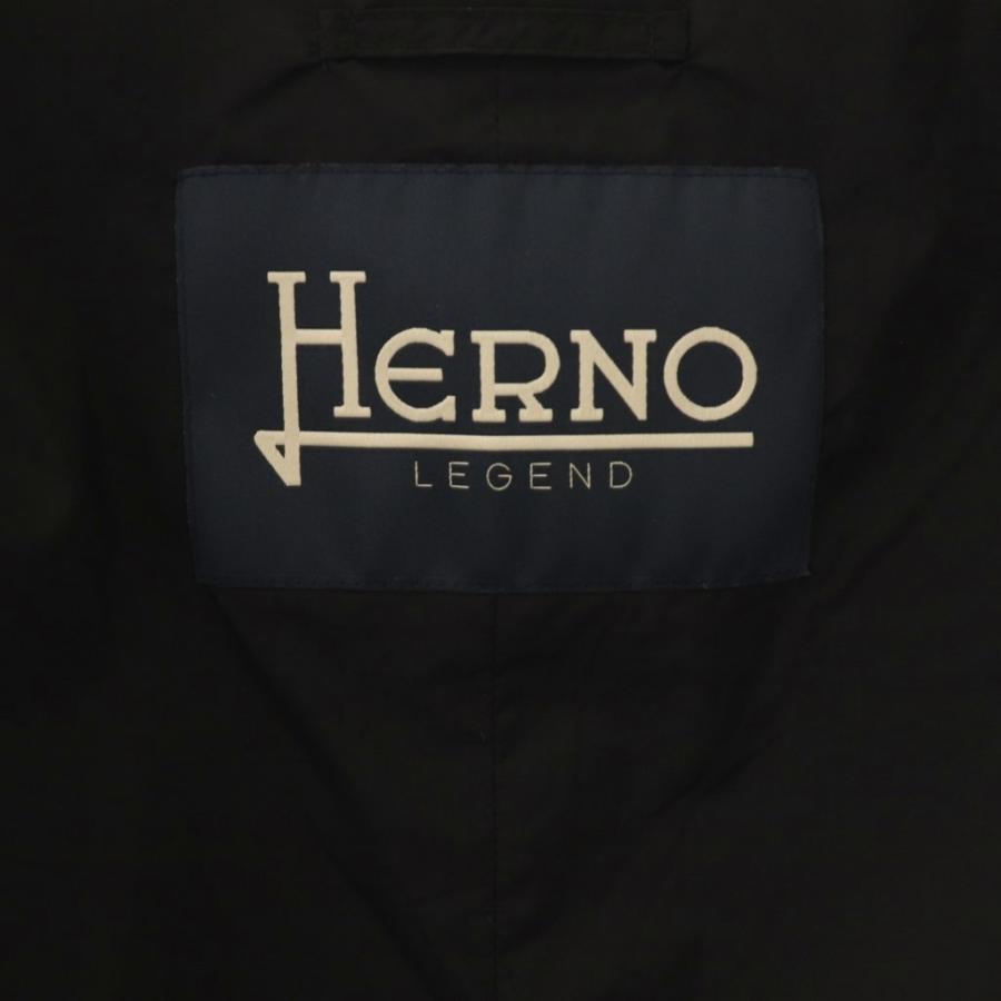 ヘルノ HERNO ダウンベスト ジレベスト Vネック 46 ネイビー PI002ULE
