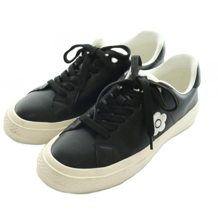マリークワント MARY QUANT アイコンデイジーバイカラースニーカー