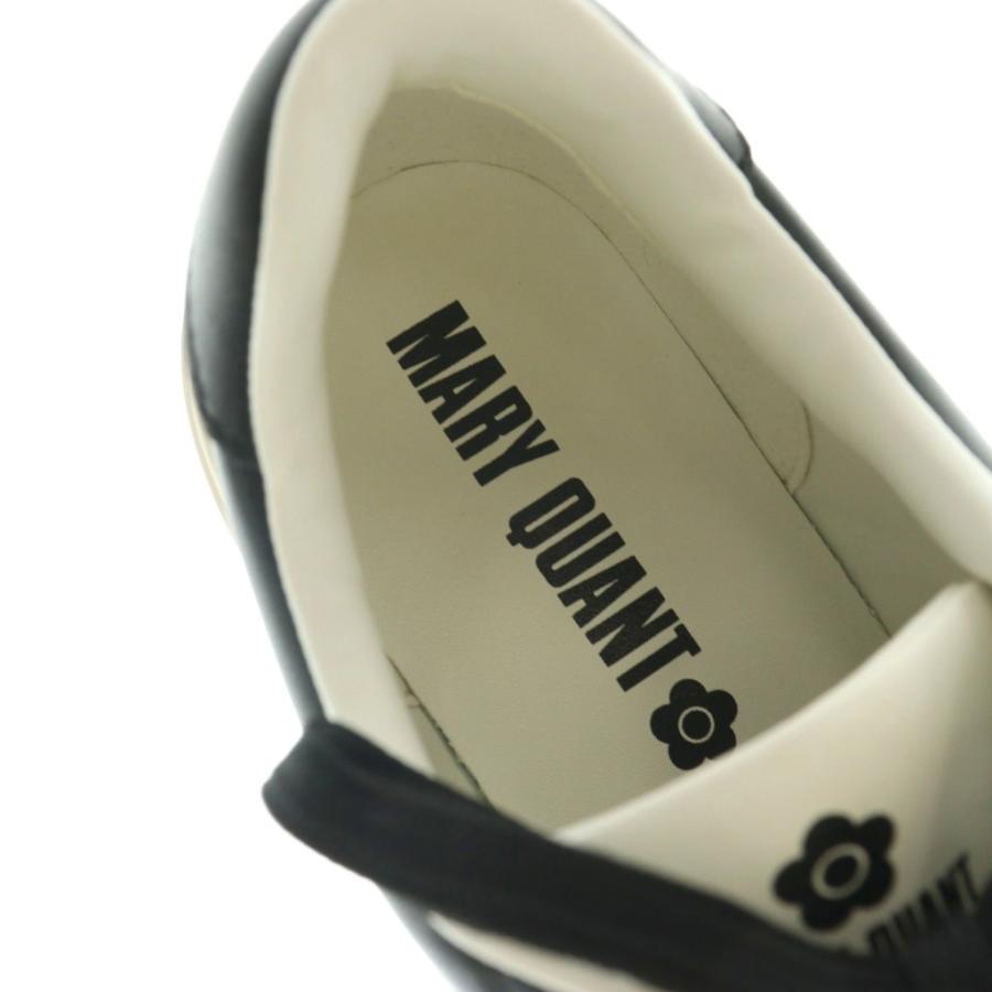 マリークワント MARY QUANT アイコンデイジーバイカラースニーカー