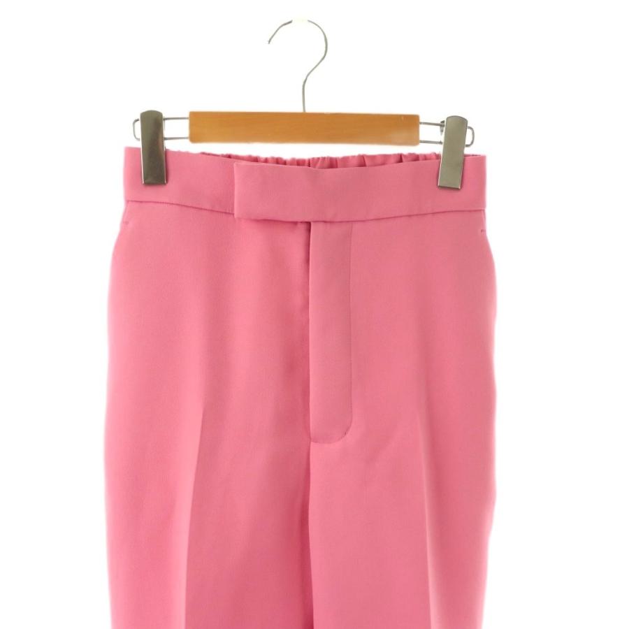 未使用品 ヨリ yori 24AW トリプルクロスブーツカットパンツ 36 ピンク
