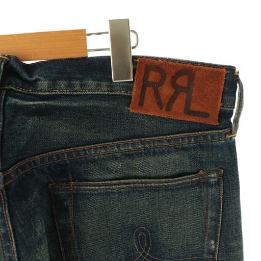 ダブルアールエル RRL STRAIGHT LEG JAPAN WOVEN SELVEDGE DENIM デニム パンツ ジーンズ ボタンフライ コットン 36×32 インディゴ_5