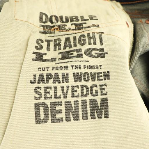 ダブルアールエル RRL STRAIGHT LEG JAPAN WOVEN SELVEDGE DENIM デニム パンツ ジーンズ ボタンフライ コットン 36×32 インディゴ_6