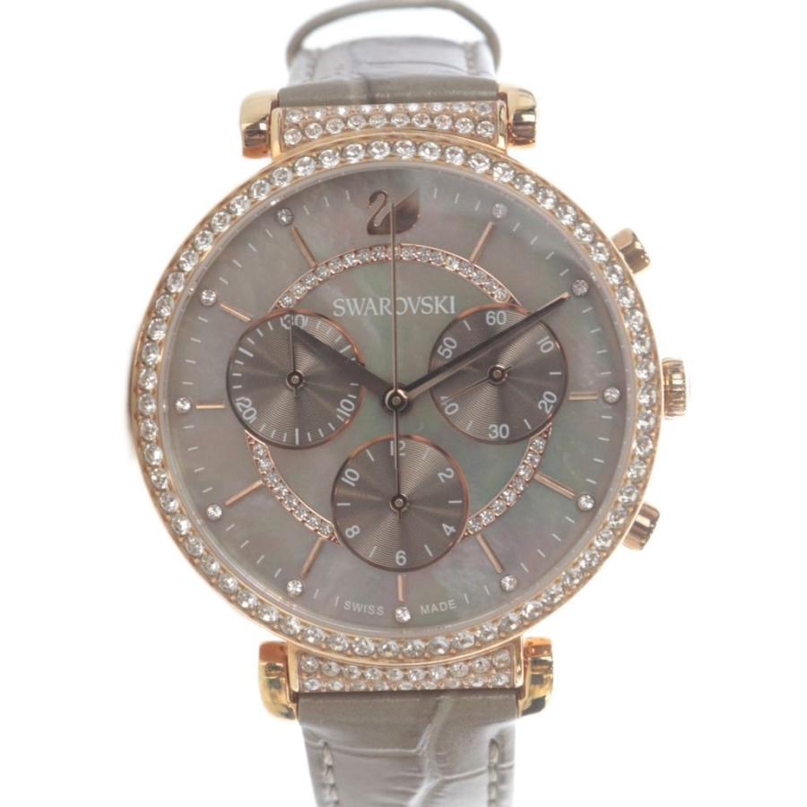スワロフスキー SWAROVSKI PASSAGE CHRONO WATCH ウォッチ 腕時計 3針