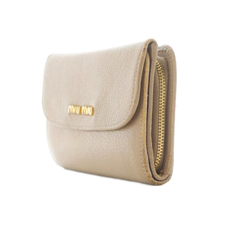 ミュウミュウ マドラス MADRAS 財布 二つ折り 小銭入れ F0770 miu miu（ミュウミュウ） マドラス MADRAS 財布 二つ折り 小銭入れ
