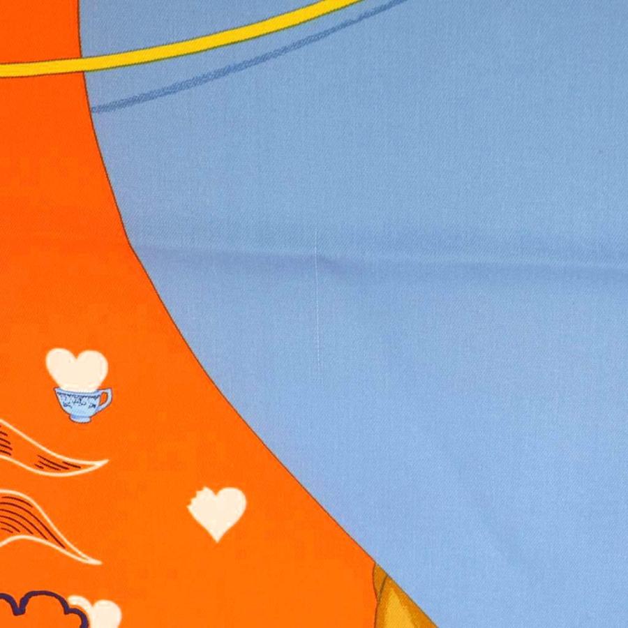 HERMES（エルメス） HERMES TEA TIME カレ70 スカーフ シルク 総柄