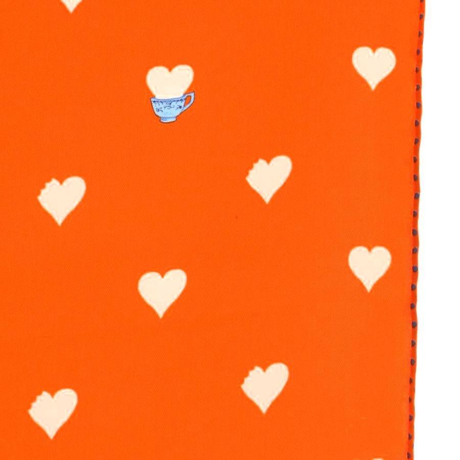 HERMES（エルメス） HERMES TEA TIME カレ70 スカーフ シルク 総柄