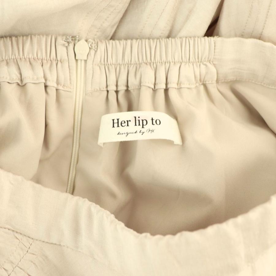 Her lip to ハーリップトゥ Her lip to 24AW Be Mine Gather Ribbon