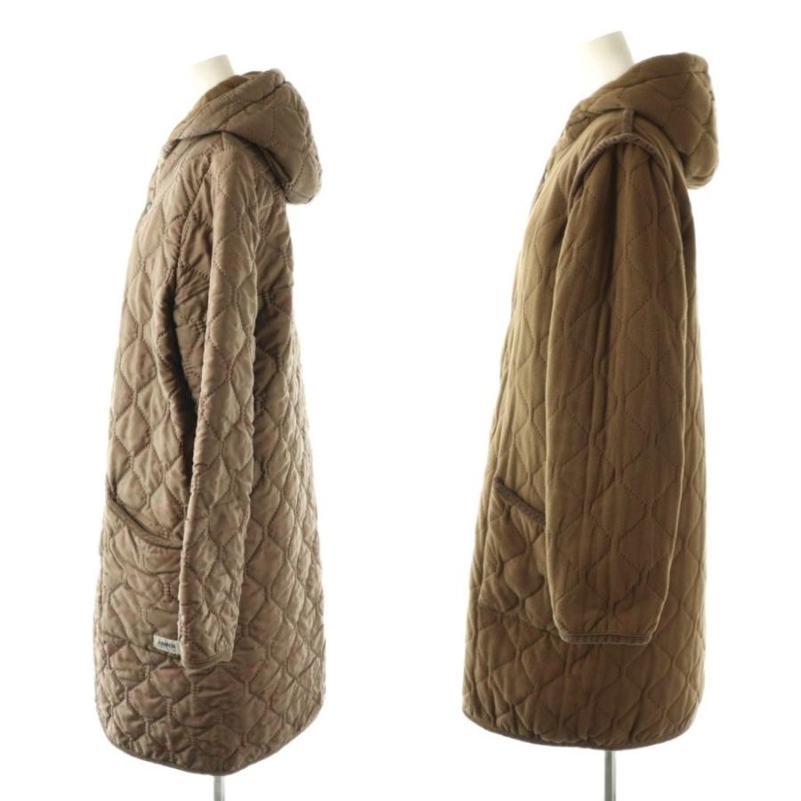 ARMEN（アーメン） 花柄 リバーシブル キルティングコート フード 1