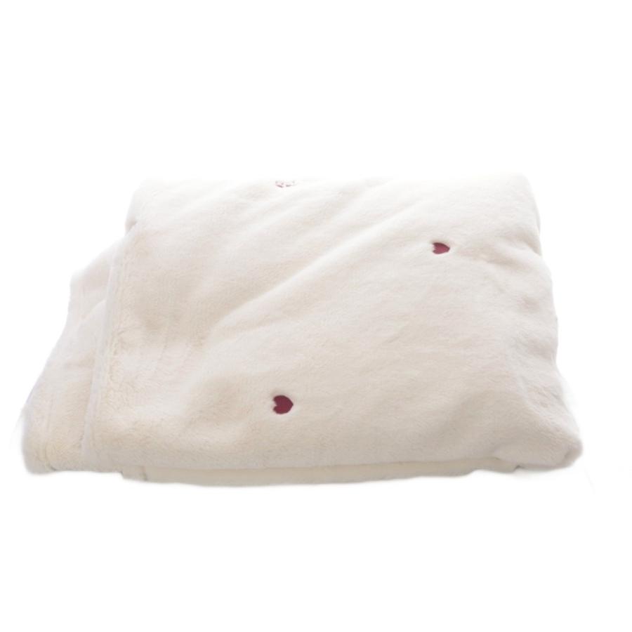 ジェラートピケ gelato pique Sleep 25AW ハートロゴちび刺繍 毛布