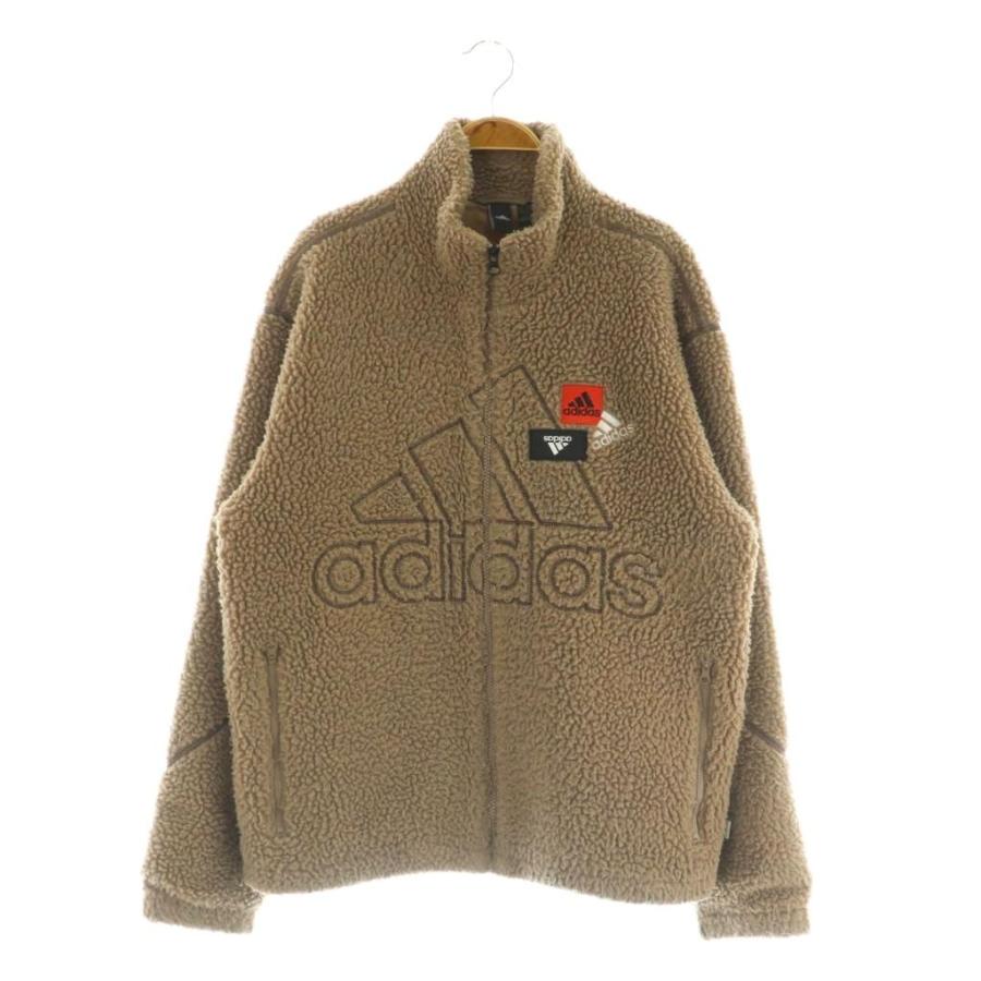 adidas（アディダス） adidas HN8954 ロゴフリースジャケット ボア