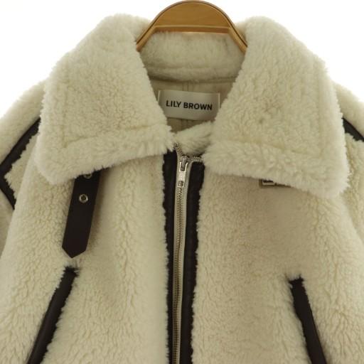 リリーブラウン Lily Brown 24AW バリエーションボンバージャケット 