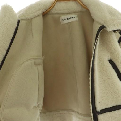 リリーブラウン Lily Brown 24AW バリエーションボンバージャケット 