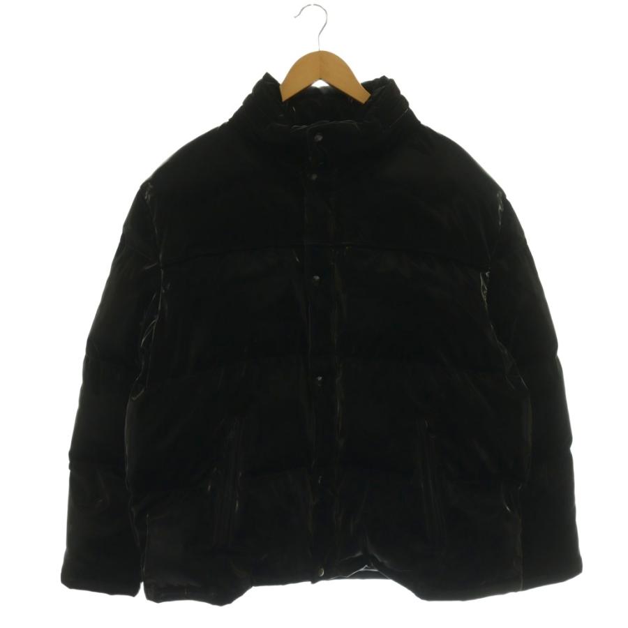 希少✨イヴサンローラン ヘリンボーン ノーカラージャケット ロゴボタン ブラック サンローラン パリ SAINT LAURENT PARIS 671966 ダウンジャケット