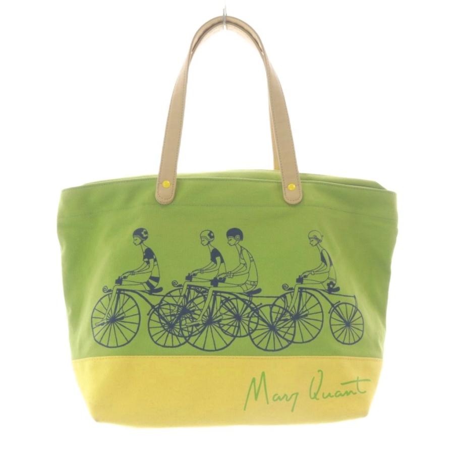 マリークワント MARY QUANT サイクリング キャンバストートバッグ