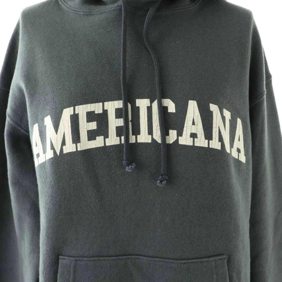 アメリカーナ AMERICANA アパルトモン別注 LOGO Parkaパーカー プル